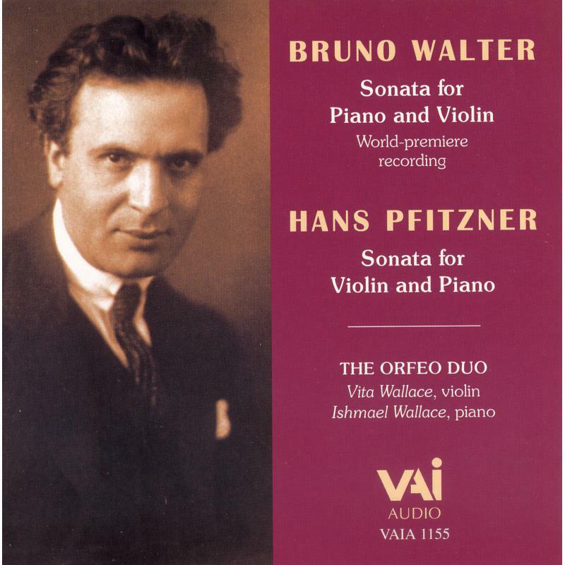 Picture of Orfeo Duo - Bruno Walter/Hans Pfitzner: Violin Sonatas