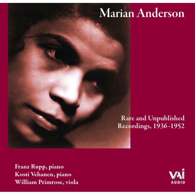 Picture of Anderson - Marian Anderson - Rare & Unpublished Recordings
