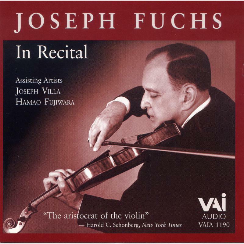 Picture of Fuchs - Joseph Fuchs - in Recital