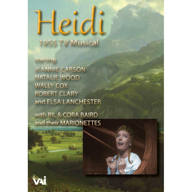 Picture of Carson/Wood/Lanchester/Clary - Clay Warnick: Heidi (1955 TV Musical featuring Natalie Wood)