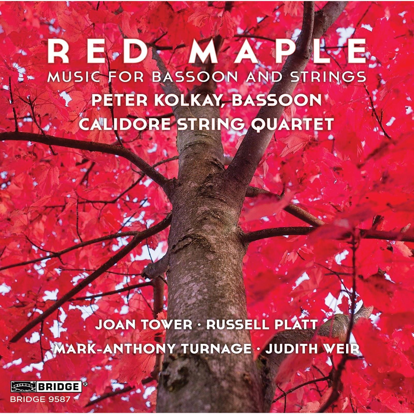 Picture of Peter Kolkay; Calidore String Quartet - Red Maple: Music for Bassoon and Strings