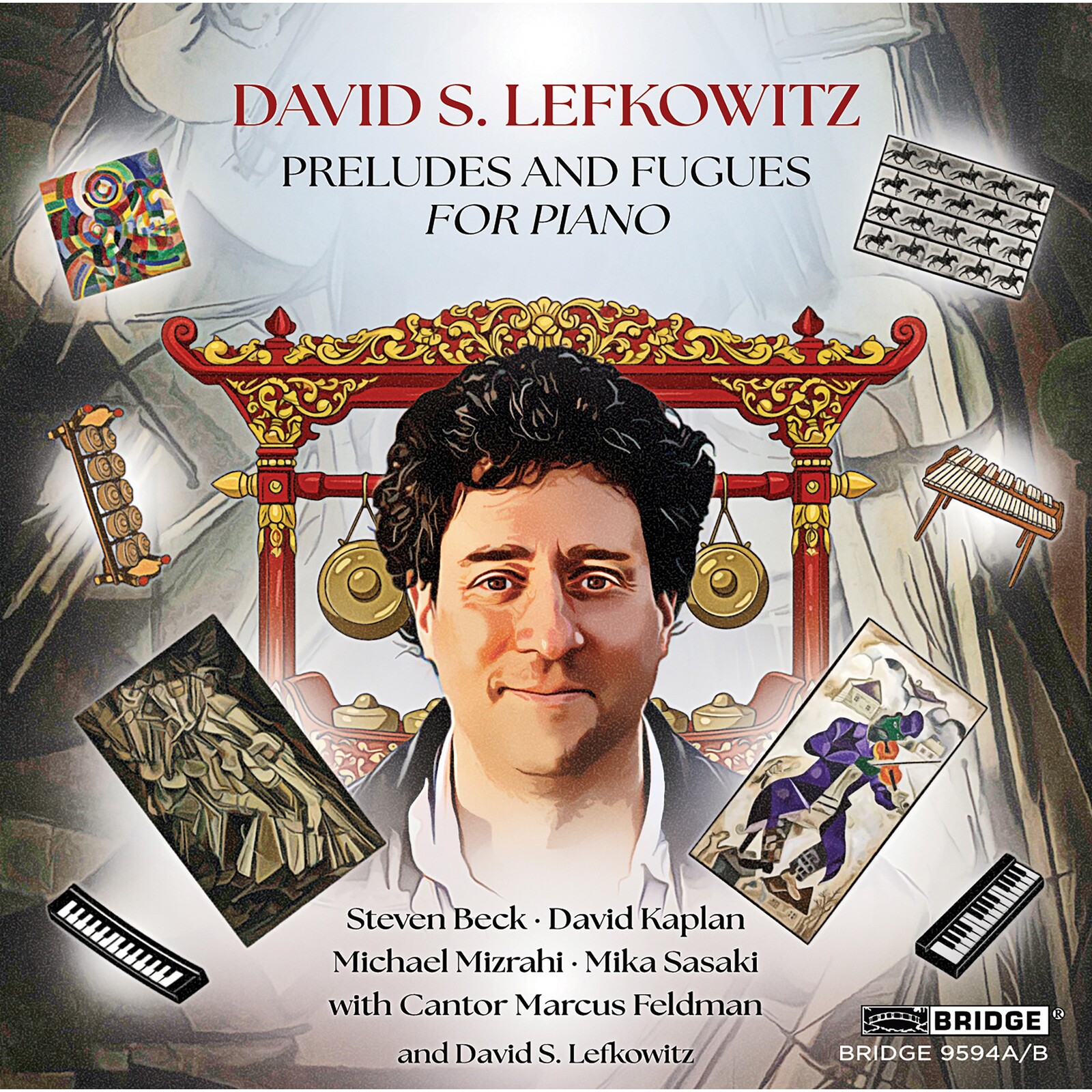 Picture of Steven Beck; David Kaplan; Michael Mizrahi; Mika Sasaki; David S. Lefkowitz; Cantor Marcus Feldman - David S. Lefkowitz: Preludes and Fugues