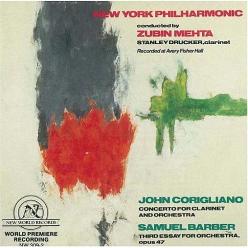 Picture of Barber: Third Essay, Corigliano: Concerto Clarinet - Barber: Third Essay, Corigliano: Concerto Clarinet