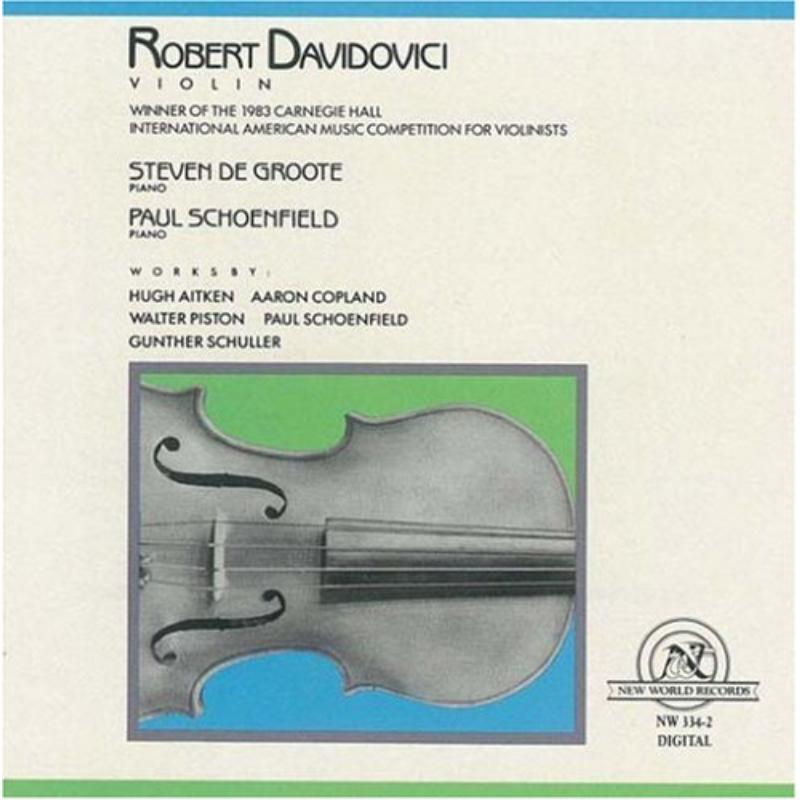 Picture of Works by Aitken, Copland, Piston, Schoenfield, � - Works by Aitken, Copland, Piston, Schoenfield, �