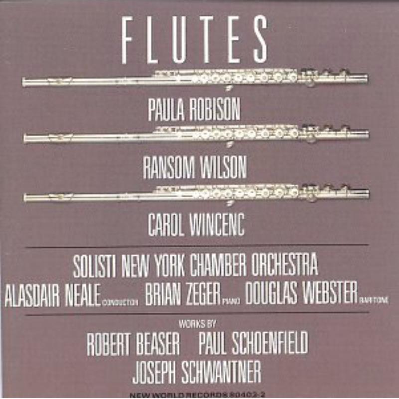 Picture of Beaser, Schoeneld, Schwanter: New Works for Flute - Beaser, Schoeneld, Schwanter: New Works for Flute