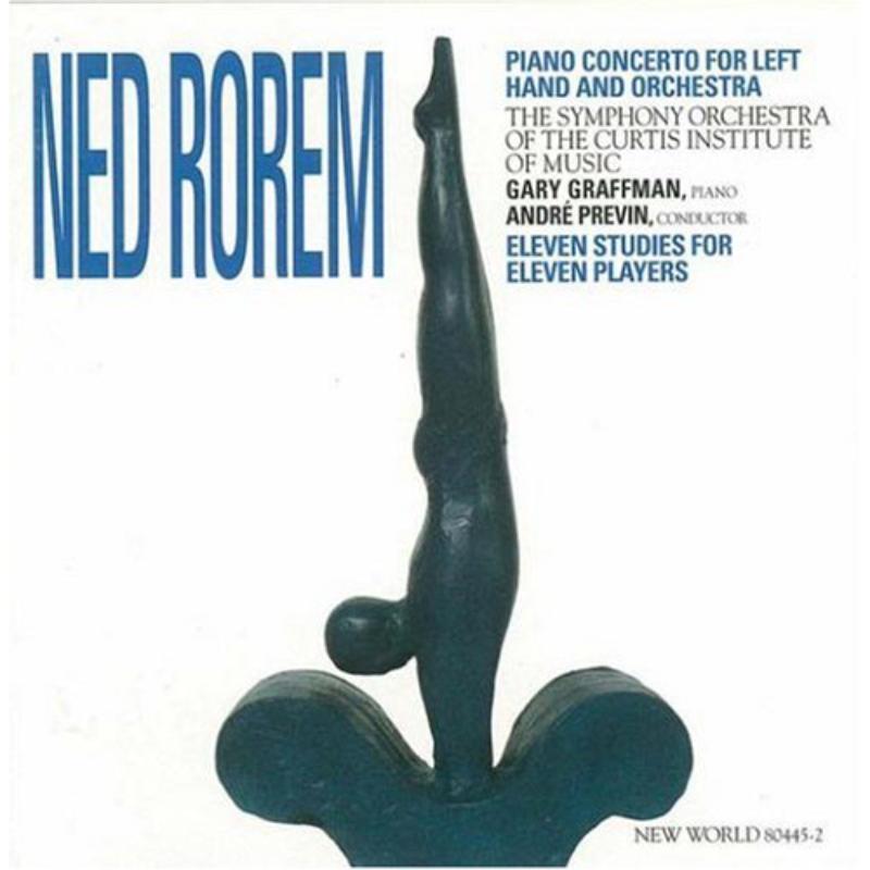 Picture of Rorem: Piano Cto for Left Hand & Orch, 11 Studies - Rorem: Piano Cto for Left Hand & Orch, 11 Studies
