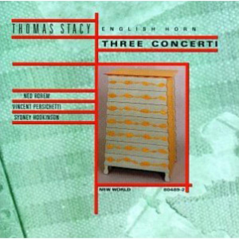 Picture of Thomas Stacy: 3 Concerti (Rorem, Persichetti,�) - Thomas Stacy: 3 Concerti (Rorem, Persichetti,�)