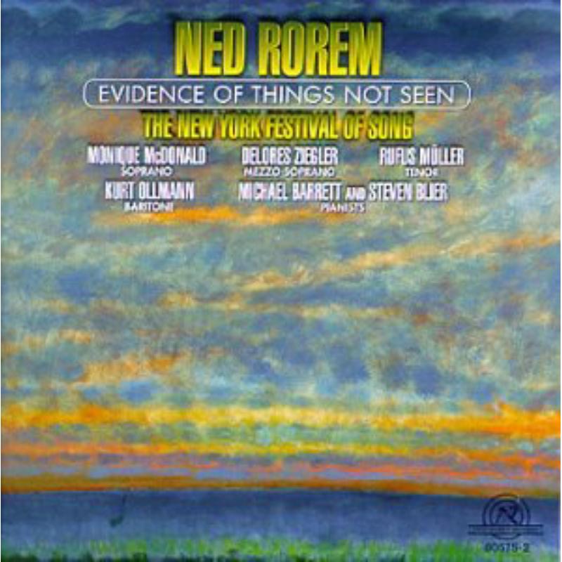 Picture of Rorem: Evidence of Things Not Seen - Rorem: Evidence of Things Not Seen