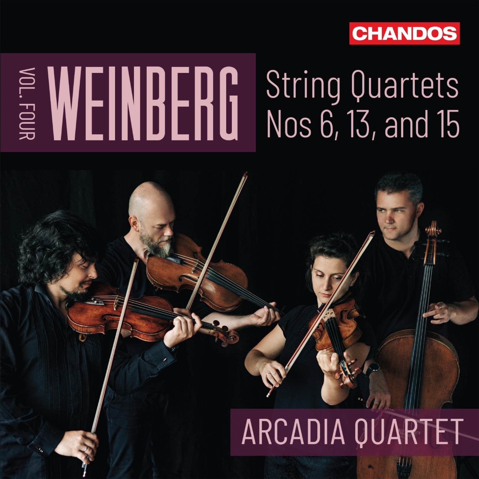 Picture of Arcadia Quartet - Mieczyslaw Weinberg: String Quartets, Vol. 4 (Nos 6, 13 and 15)