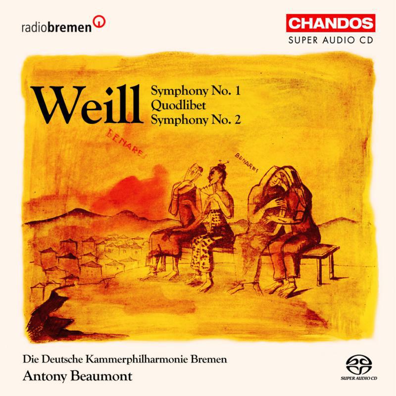 Picture of Deutsche Kammerphil Bremen - WEILL: Symphonies Nos. 1 and 2 / Quodlibet