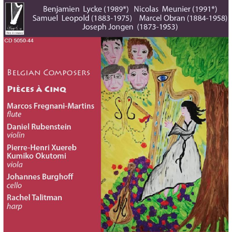 Picture of Rachel Talitman, Marcos Fregnani-Martins, Daniel Rubenstein - Belgian Composers - Pieces A Cinq