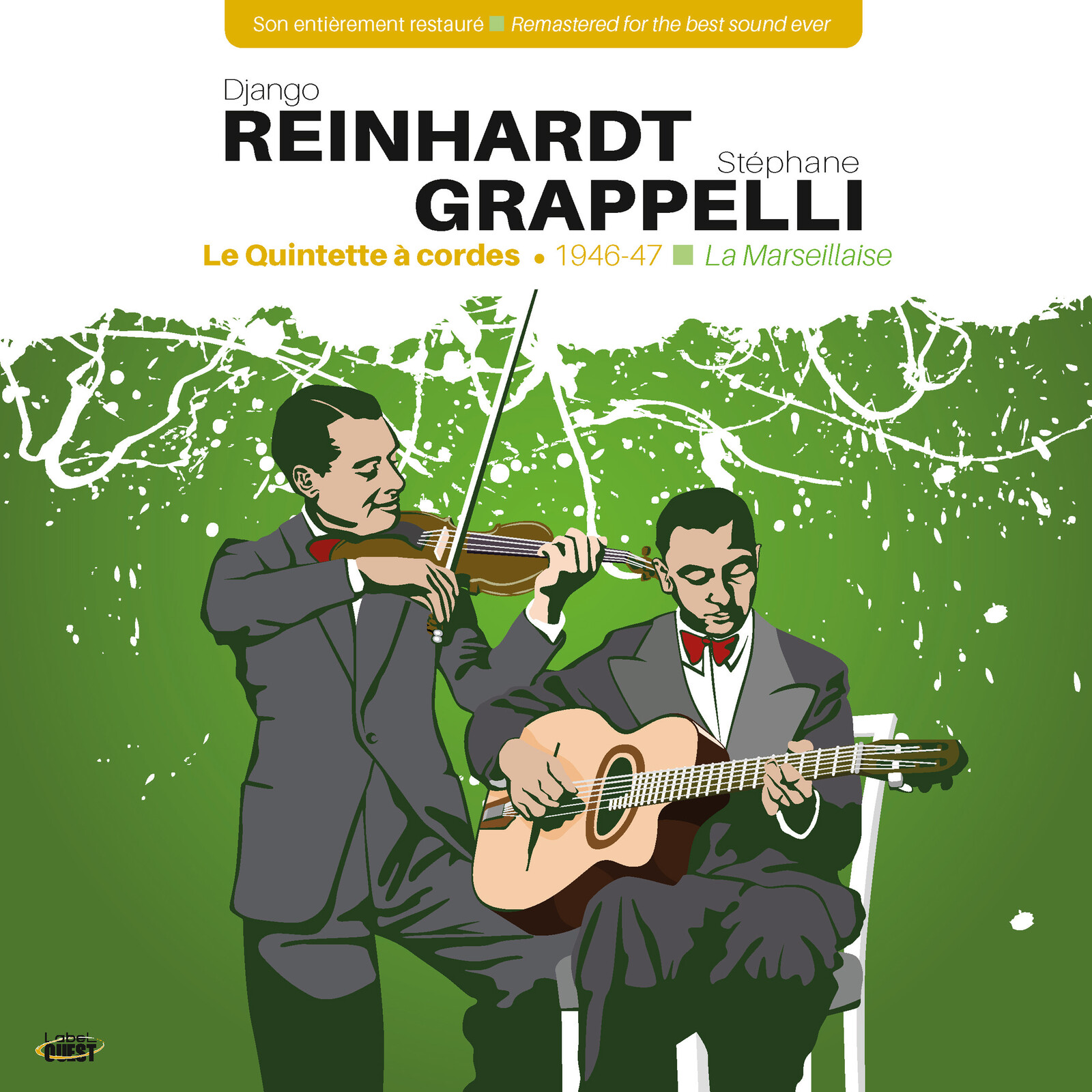 Picture of Django Reinhardt & Stephane Grappelli - La Marseillaise - La Quintette a Cordes 1946 -1947