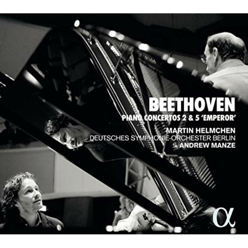 Picture of Andrew Manze; Martin Helmchen; Deutsches Symphonie-Orchester Berlin - Beethoven: Piano Concertos 2 & 5 Emperor