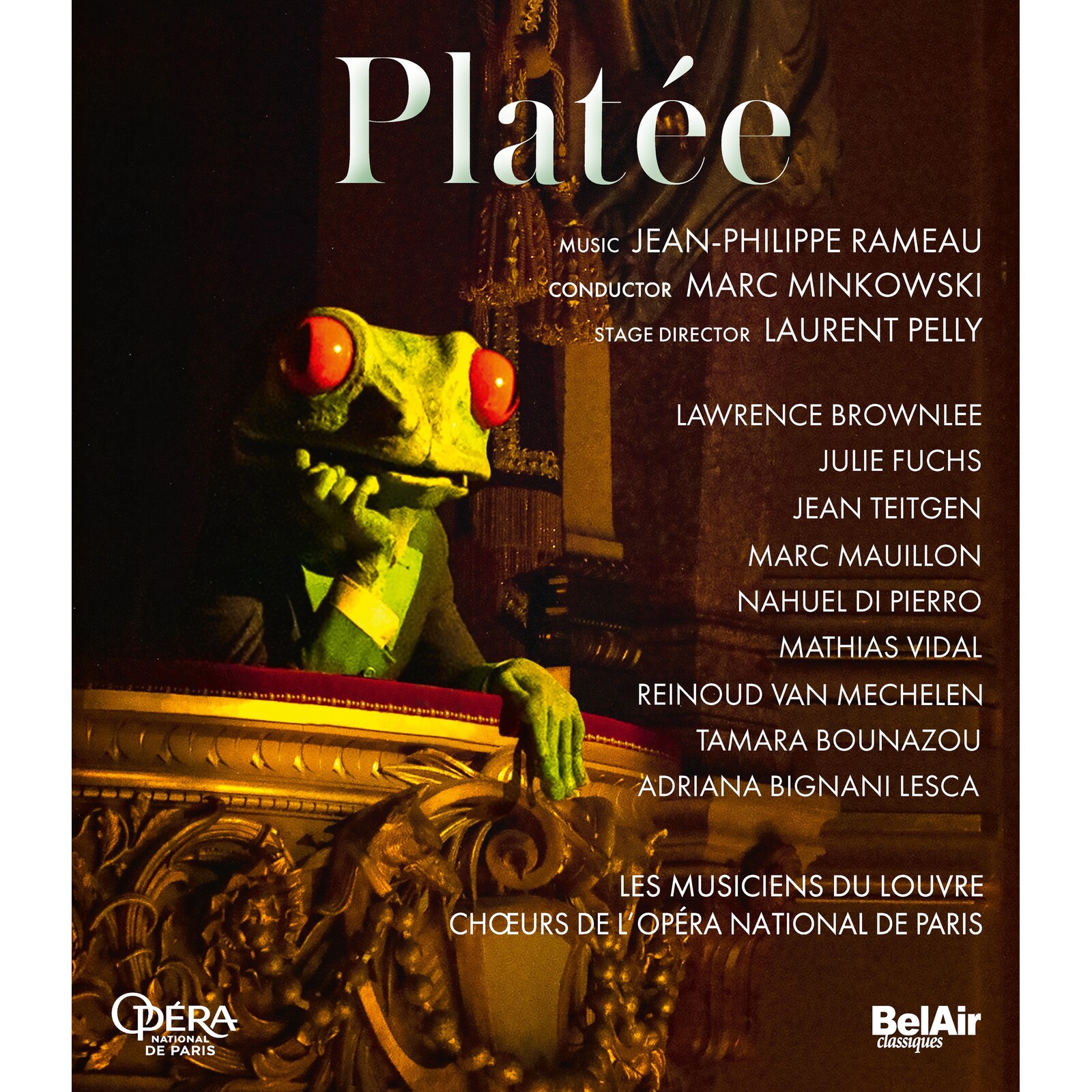 Picture of Lawrence Brownlee; Julie Fuchs; Jean Teitgen; Marc Maullon; Nahuel Di Pierro; Mathias Vidal; Reinoud van Mechelen; Les musiciens du Louvre; Choeurs de l'Opera National de Paris; Marc Minkowski - Jean-Philippe Rameau: Platee
