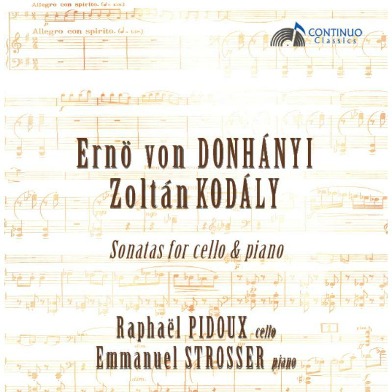 Picture of Pidoux:Strosser - Sonatas For Cello Piano