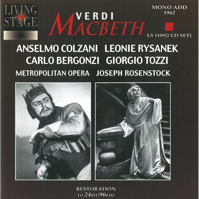 Picture of Macbeth Rysanek Bergonzi Met 1962 - Macbeth Rysanek Bergonzi Met 1962