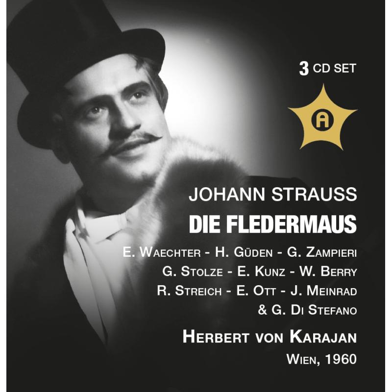 Picture of Wachter/Guden/Kunz/Stolze/Di Stefano/Berry/Klein - Die Fledermaus (Vienna 31.12.1960)