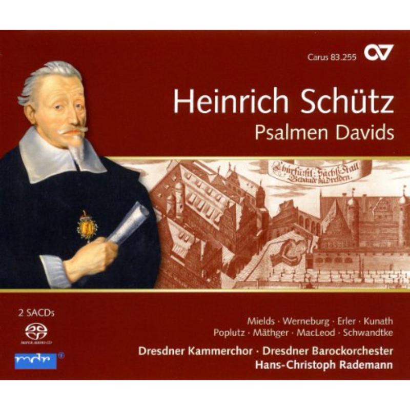 Picture of Rademann/Dresdner Kammerchor/Dresdner Barockorchester - Heinrich Sch�tz: Psalmen Davids SWV 22-47 (Sch�tz-Edition Vol. 8)