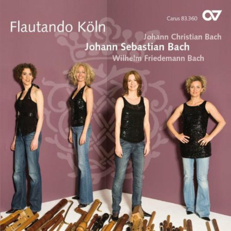 Picture of Flautando K�ln - J.S., W.F. & J.Chr. Bach: Music for Recorder Ensemble