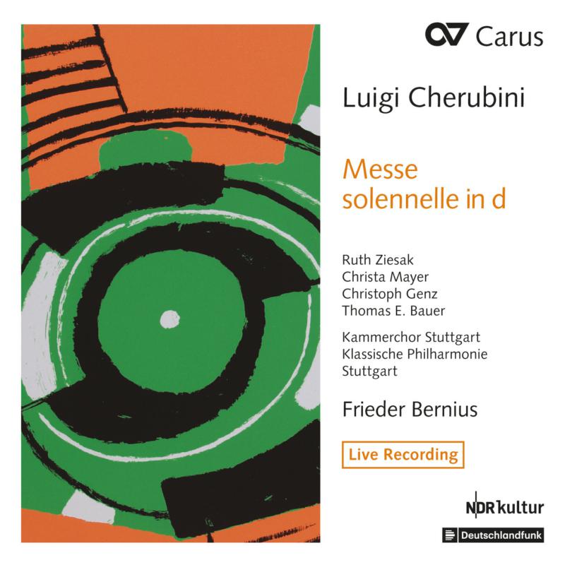 Picture of Ruth Ziesak; Christa Mayer; Christoph Genz; Frieder Bernius - Luigi Cherubini: Messe Solenelle No 2 In D