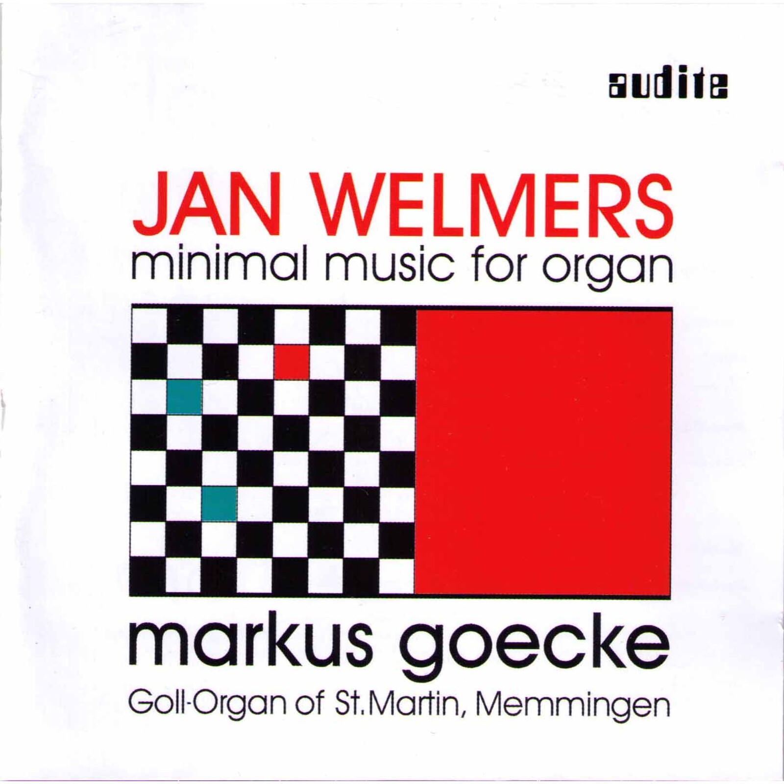 Picture of Markus Goecke - Minimal Music For Organ