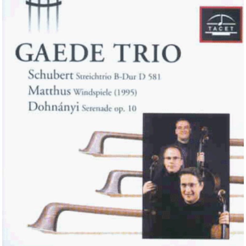 Picture of Gaede Trio - Schubert / Matthus / Dohnanyi