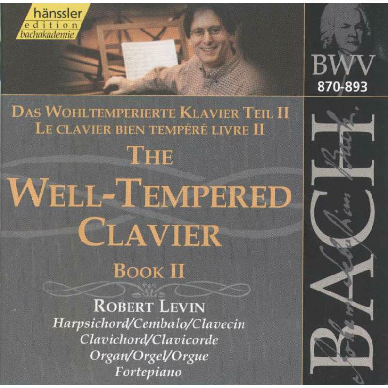 Picture of Robert Levin - Bach, J S: The Well-Tempered Clavier, Book 2