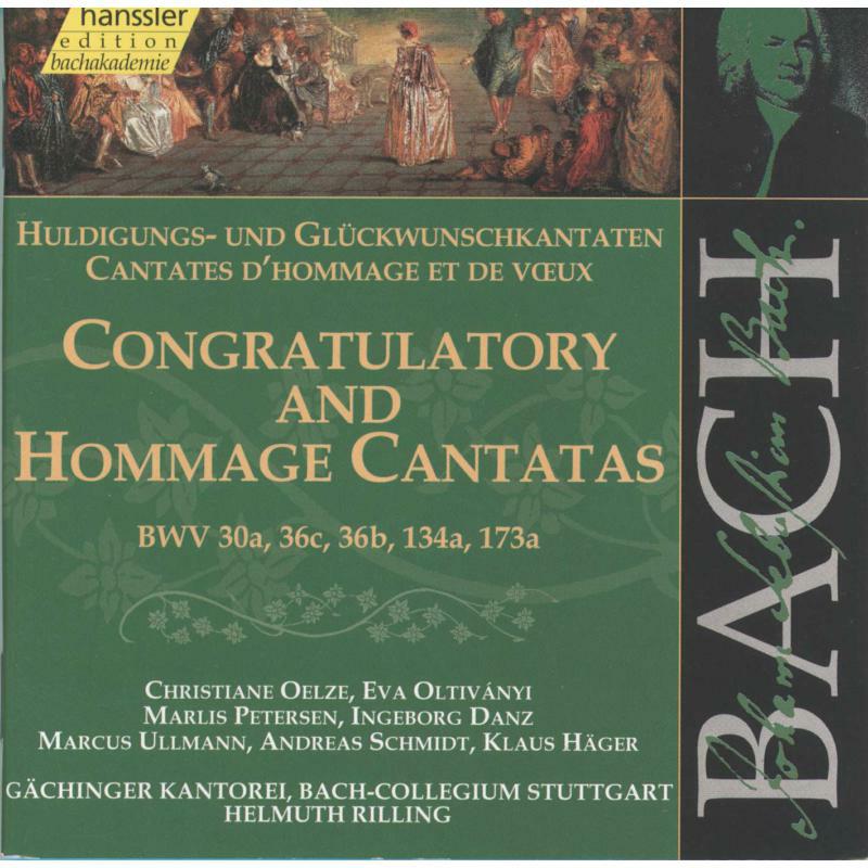 Picture of Rilling Bach-Collegium Stuttg - Bach: Congratulatory and Hommage Cantatas
