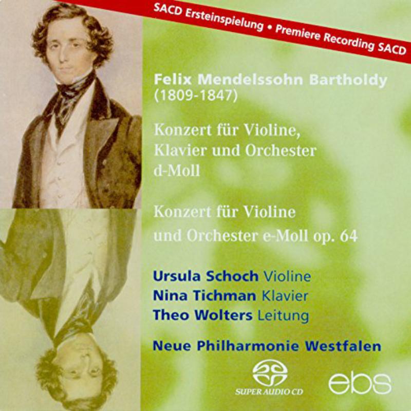 Picture of Schoch/Tichman/Wolters/Neue Philharmonie Westfalen - Felix Mendelssohn: Concerto for Violin, Piano & Orchestra in D minor