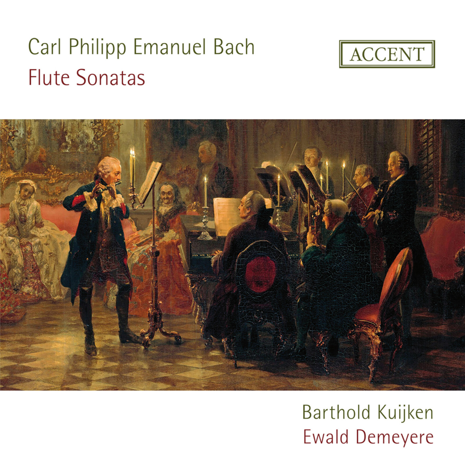 Picture of Barthold Kuijken; Ewald Demeyere - Carl Philipp Emanuel Bach: Flute Sonatas