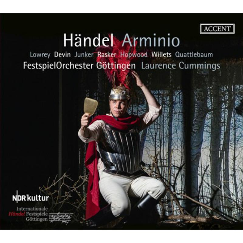 Picture of Laurence Cummings, FestspielOrchester G�ttingen, Christopher Lowrey, Anna Devin, Sophie Junker, Helena Rasker, Paul Hopwood, Owen Willetts, Cody Quattlebaum - George Frideric Handel - Arminio HWV 36