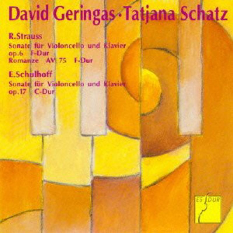 Picture of David Geringas & Tatjana Schatz - Strauss: Sonata for Cello and Piano in F major; Schulhoff: Sonata for Cello and Piano in C major