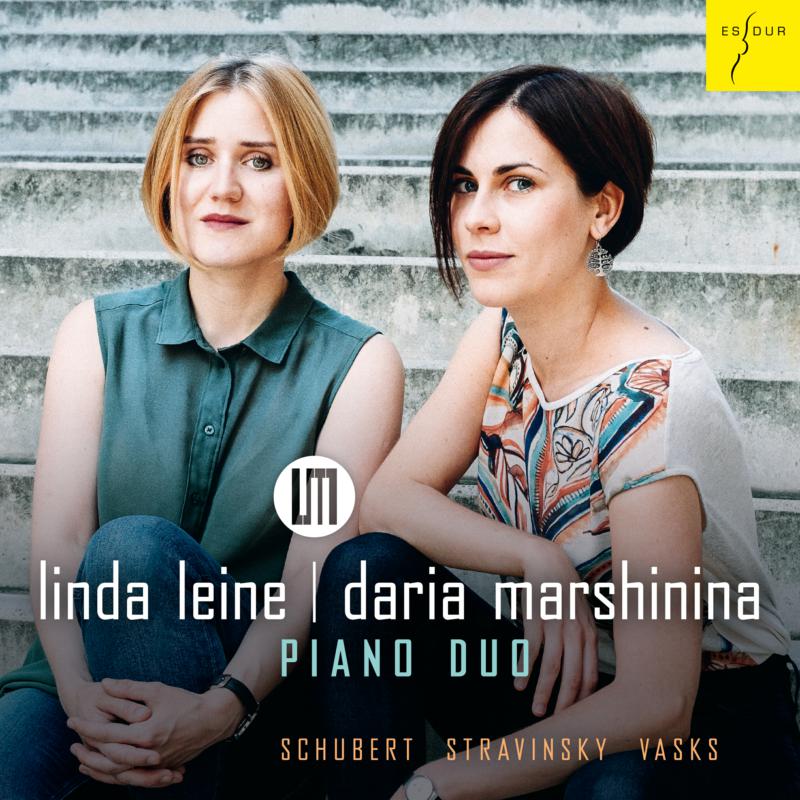 Picture of Piano Duo Linda Leine & Daria Marshinina - Schubert - Stravinsky - Vasks: Works For Piano Duo