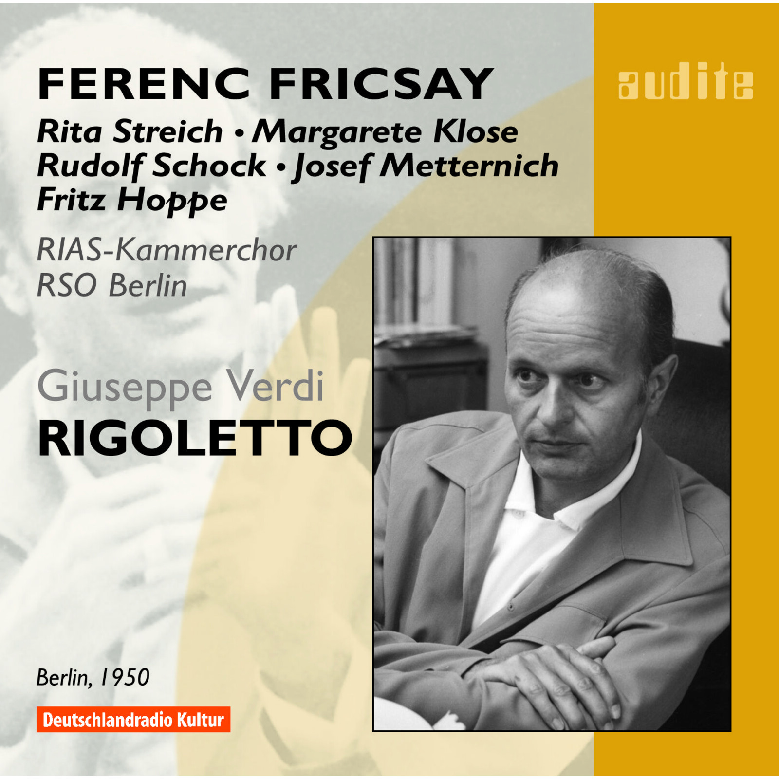 Picture of Rias-Kc, Berlin; Rias-So, Berlin; Ferenc Fricsay - Verdi: Rigoletto