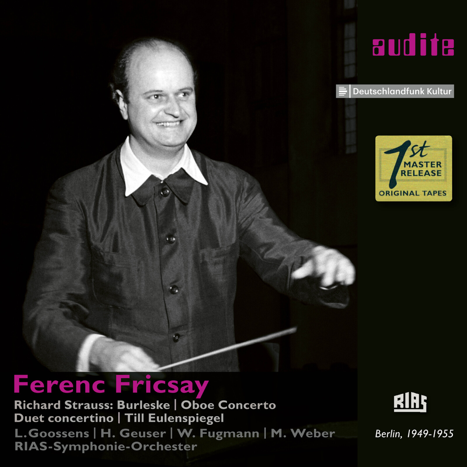 Picture of Ferenc Fricsay; Rias Symphonie Orchester - Richard Strauss: Burleske; Oboe Concert;  Duet Concertino; Till Eulenspiegel