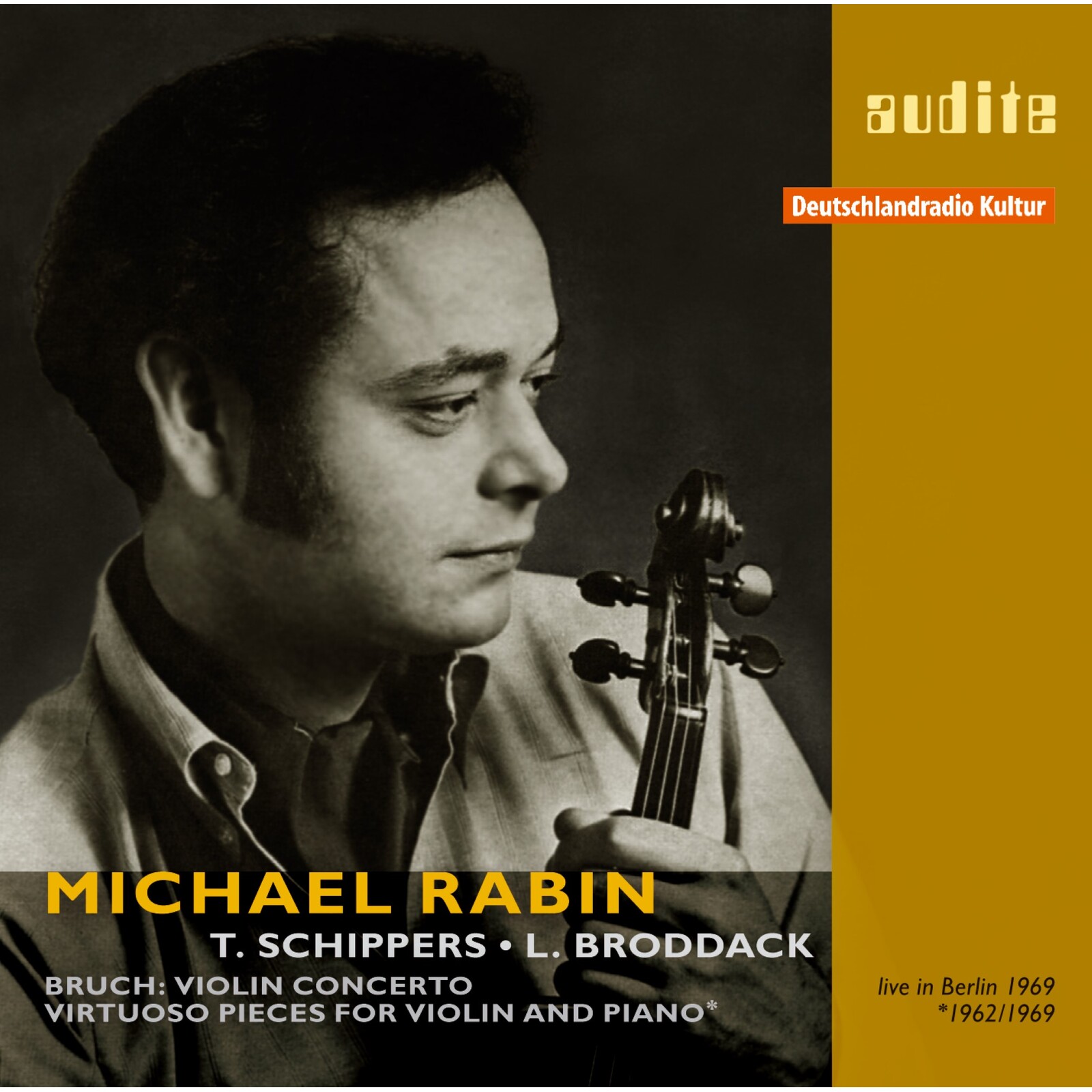 Picture of Michael Rabin; Lothar Broddack; Rias-So - Virtuoso Pieces For Violin & Piano / Bruch: Violin Conc.