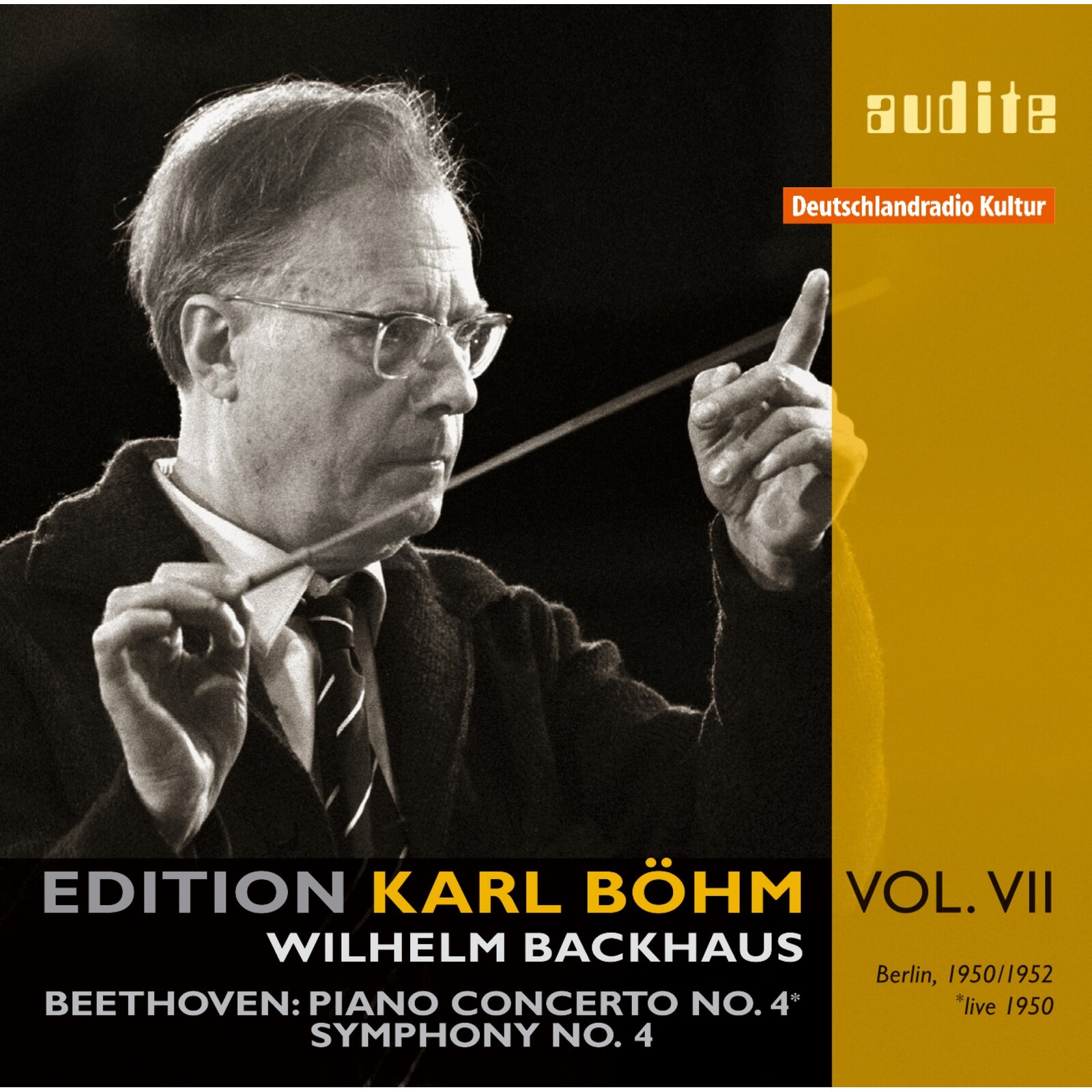 Picture of Wilhelm Backhaus; Rias-So; Karl Bohm - Beethoven: Piano Conc. No.4, Symphony No.4