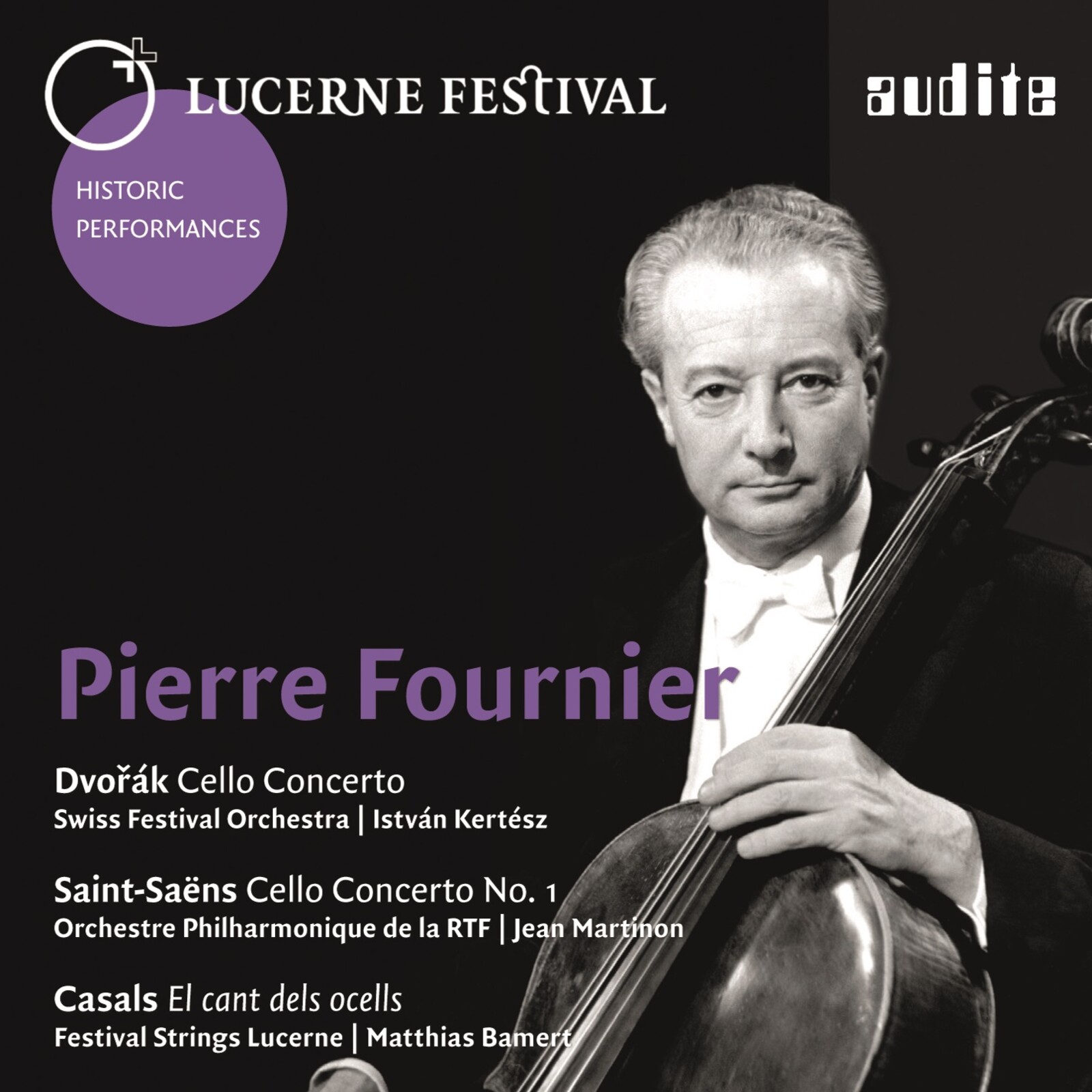 Picture of Pierre Fournier; Swiss Fo; Jean Martinon; Matthias Bamert - Pierre Fournier Plays Dvorak, Saint-Saens, Casals