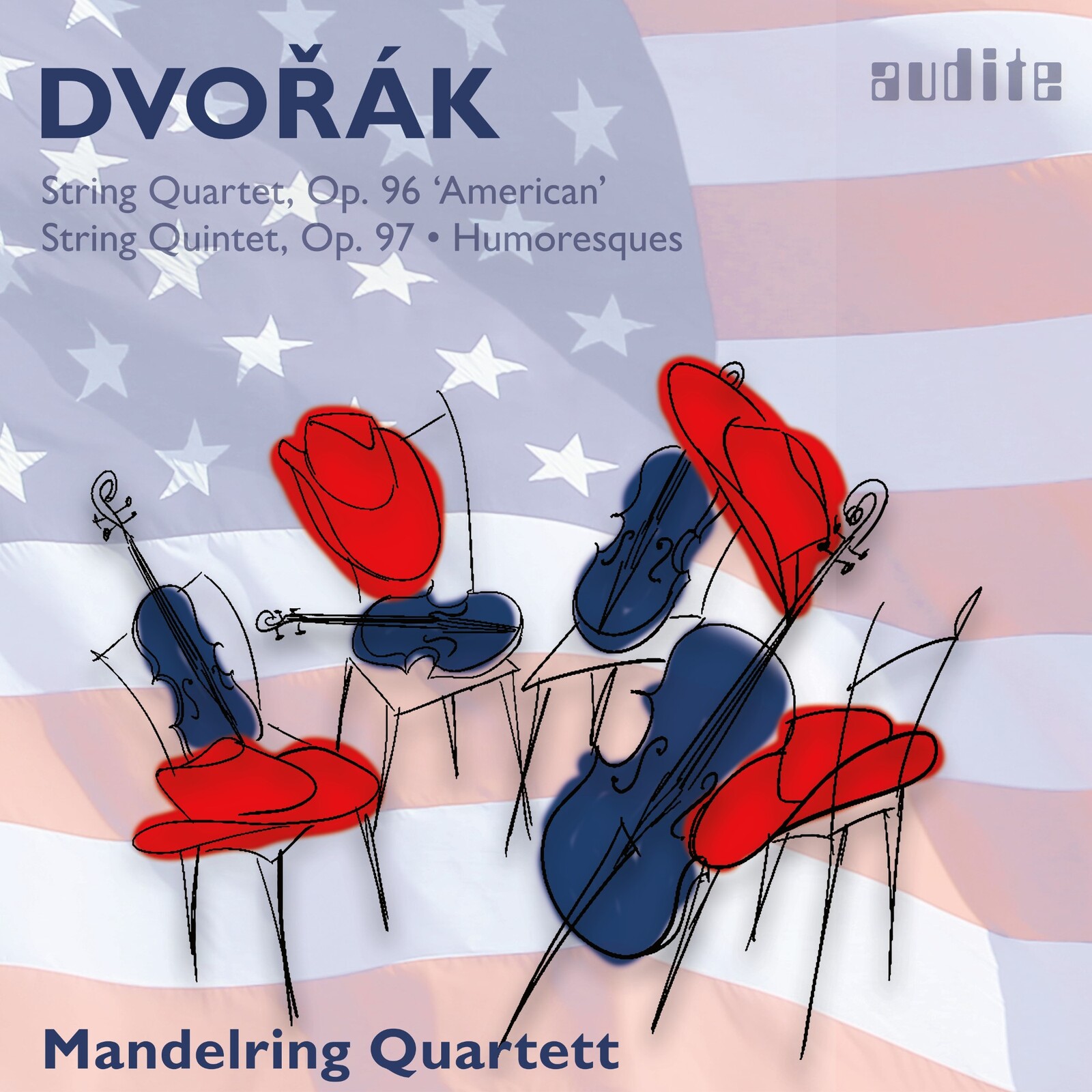Picture of Mandelring Quartett; Roland Glassl - Antonin Dvorak: String Quartet, Op. 96, String Quintet, Op. 97 & Humoresques, Op. 101