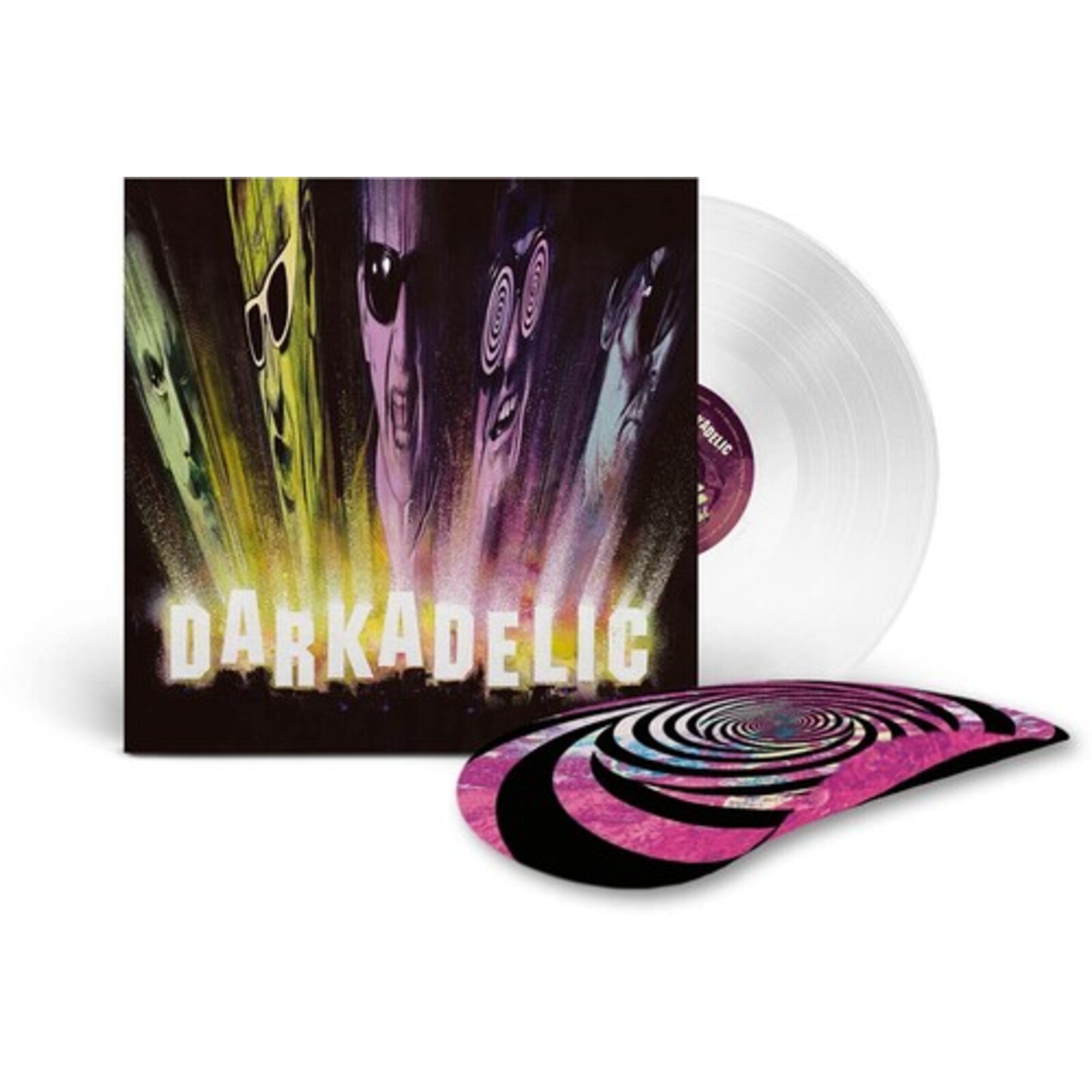 Picture of DAMNED, THE - DARKADELIC [LP] (TRANSPARENT V