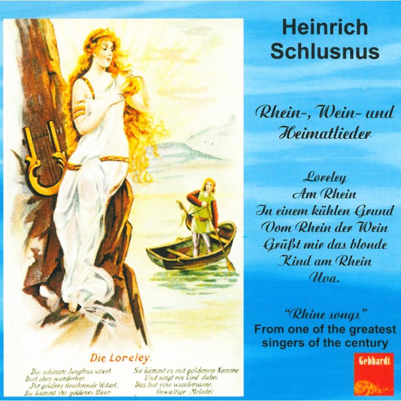 Picture of Schlusnus - Heinrich Schlusnus Sings Rheinlieder