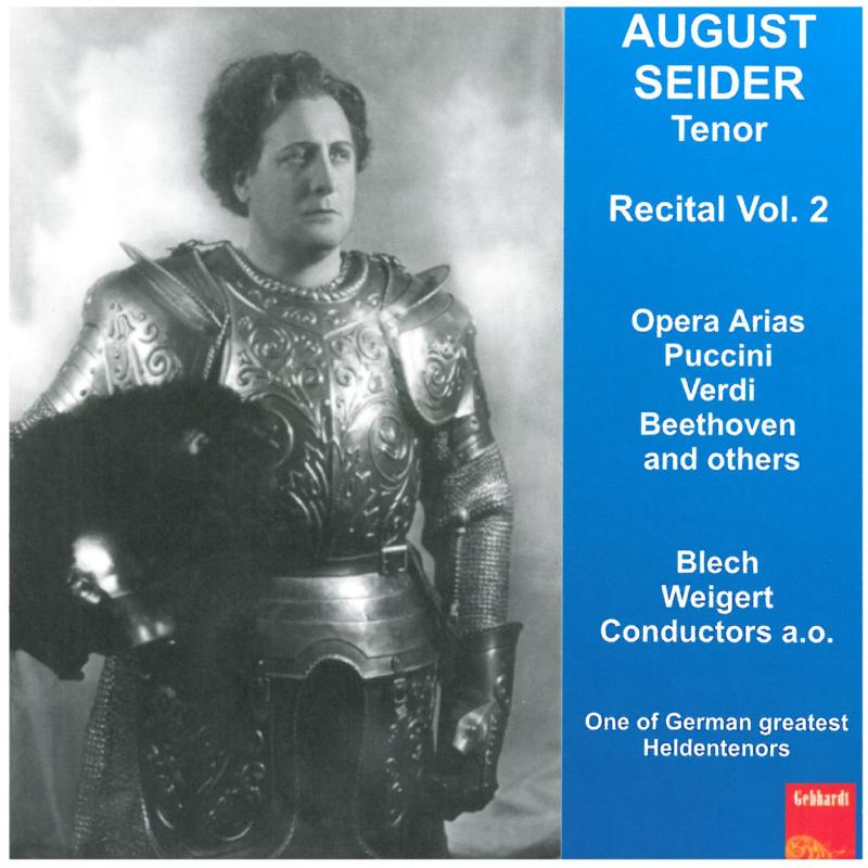 Picture of August Seider. Opera Arias Rec - August Seider. Opera Arias Recital
