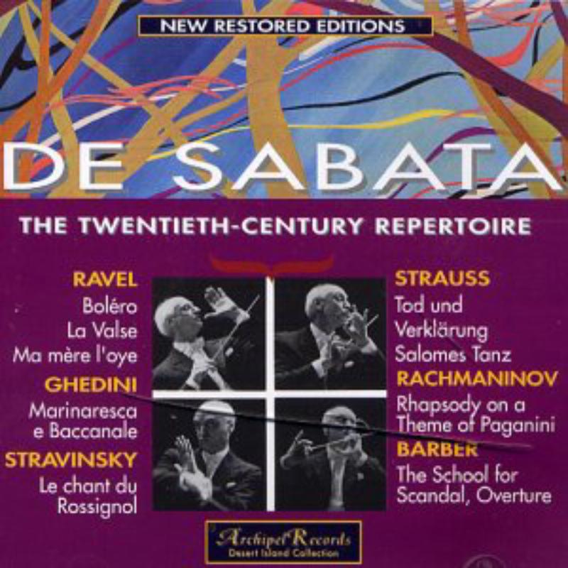 Picture of De Sabata - DE SABATA CONDUCTS C20TH MASTE