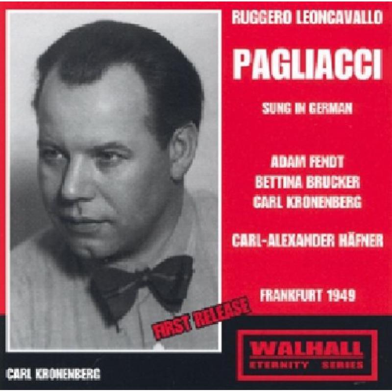 Picture of Fendt / Brucker / Kronenberg / Ambrosius / Hafner - Leoncavallo - Pagliacci German 1949