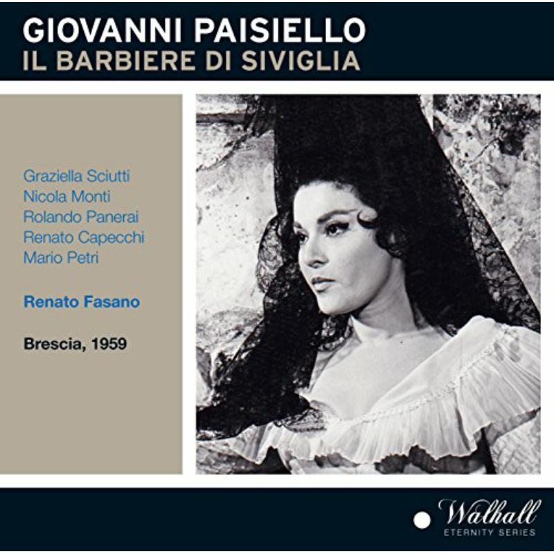 Picture of Nicola Monti; Graziella Sciutti; Capecchi; Panerai; Petri; Collegium Musicum;  I Virtuosi di Roma / Renato Fasano - Il barbiere di Siviglia  - Teatro Grande di Brescia 8/1959;  Bonus: Fasano conducts Vivaldi