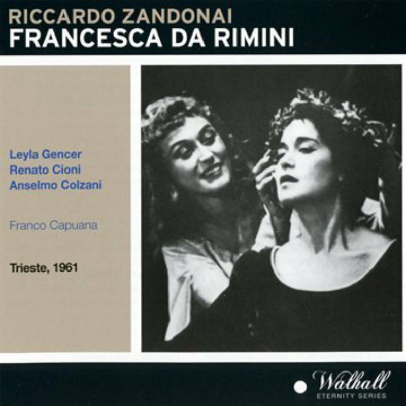 Picture of Leyla Gencer, Anna Gasparini, Enzo Viaro, Anselmo Colzani, Franco Capuana - Francesca da Rimini: Franco Capuana 1961 Trieste