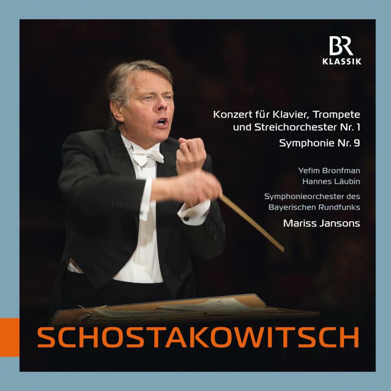 Picture of Jansons/Bronfman/Laubin/Brso - Dmitri Shostakovich: Concerto for Piano, Trumpet and String Orchestra No. 1, Op. 35 in C minor; Symphony No. 9, Op. 70 i