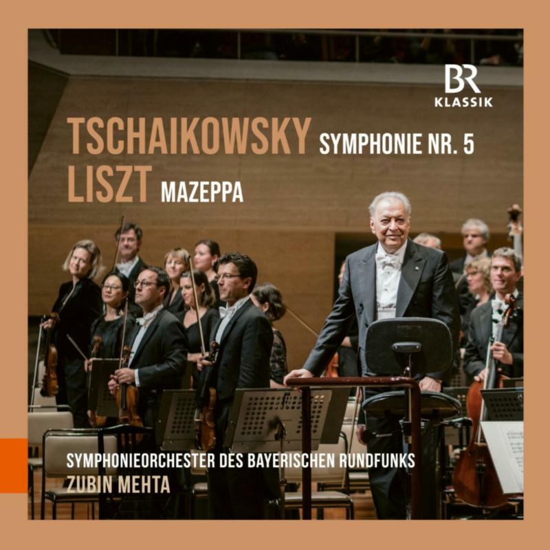 Picture of Symphonieorchester des Bayerischen Rundfunks; Zubin Mehta - Pyotr I. Tchaikovsky: Symphony No. 5; Franz Liszt: Mazeppa