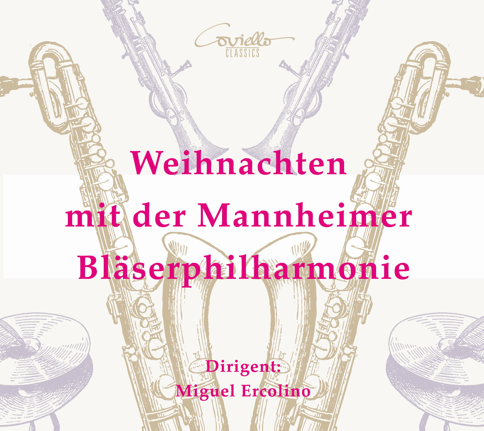 Picture of Miguel Ercolino/Mannheimer Bl�serphilharmonie - Christmas - Works by Tschaikowsky, H�ndel, Marks, Anderson, Whitacre a.o.