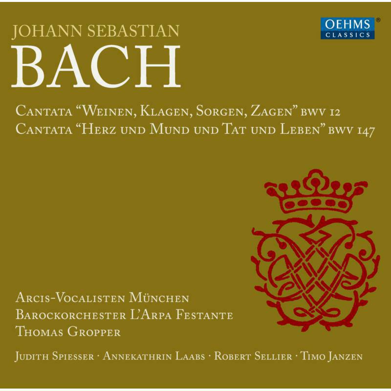 Picture of Arcis-Vocalists:Gropper - Bach: Cantatas Bwv 12/ 147